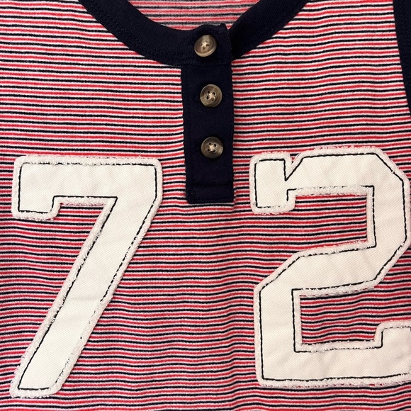 Abercrombie & Fitch Retro Varsity Striped Tank Top XS - Picture 5 of 12